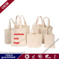 8 Oz 12 Oz Custom Logo Promotional Tote Shopping Canvas Organic Cotton Bags